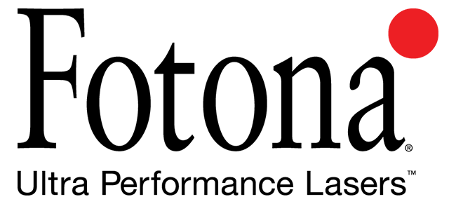 Fotona Ultra Performance Lasers logo with red dot and registered trademark symbol